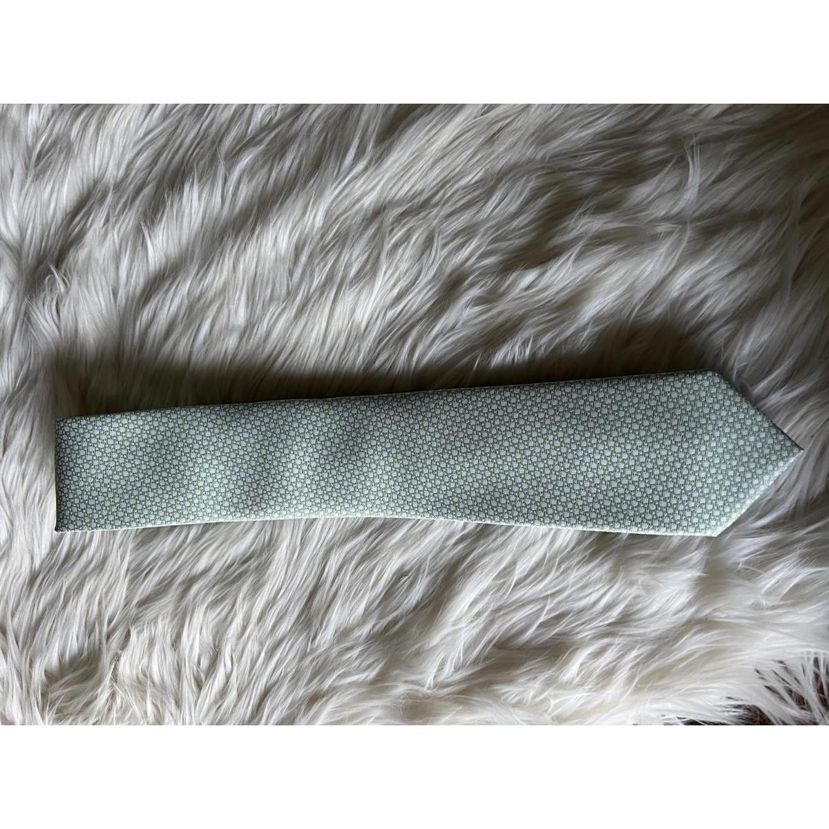 Stylish Hand-Tailored Mint Green Silk Tie By Ate4u